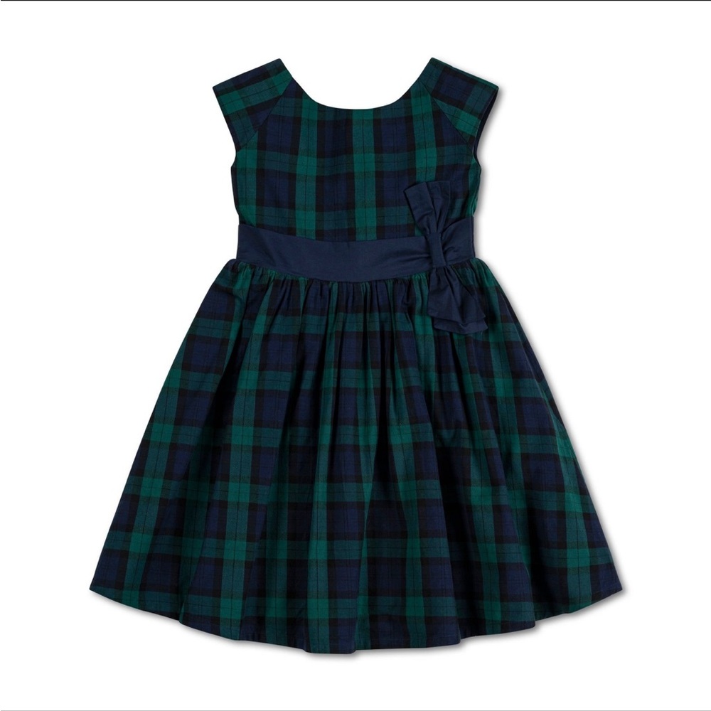 Baby Girls Cap Sleeve Party Dress with Bow Sash